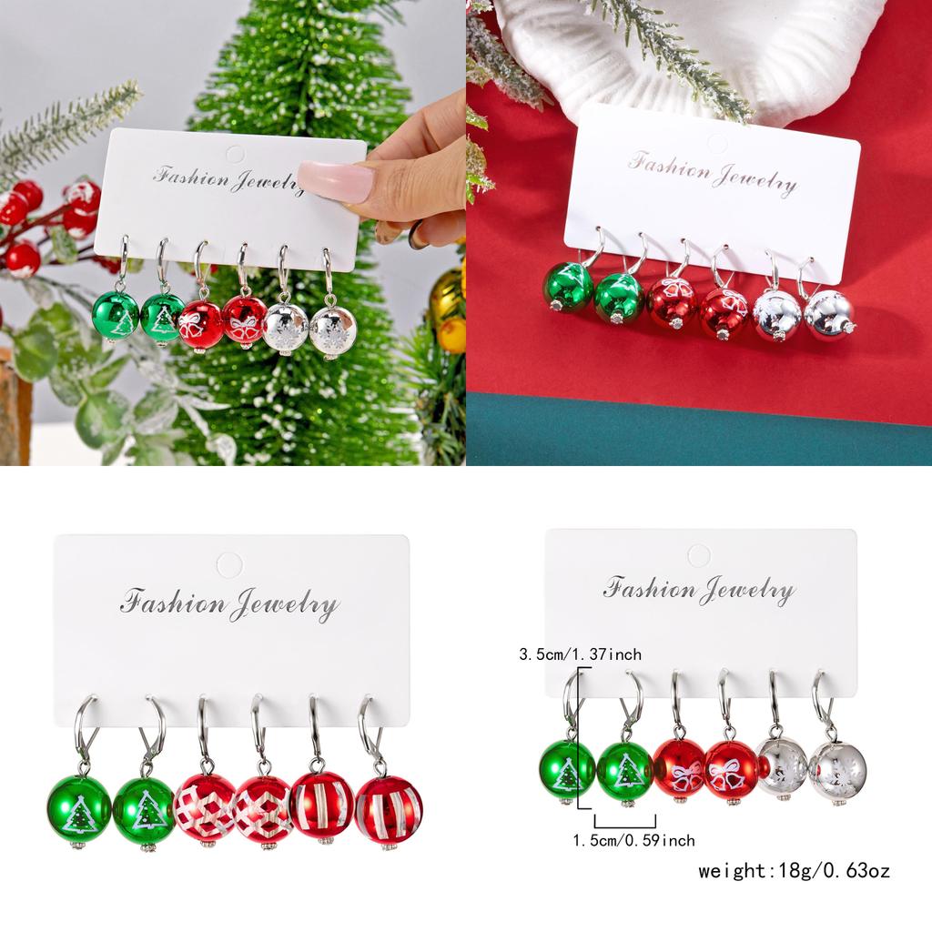 Winter Holiday Snowflake Drop Earrings With Metallic Material For Women Festival Wear
