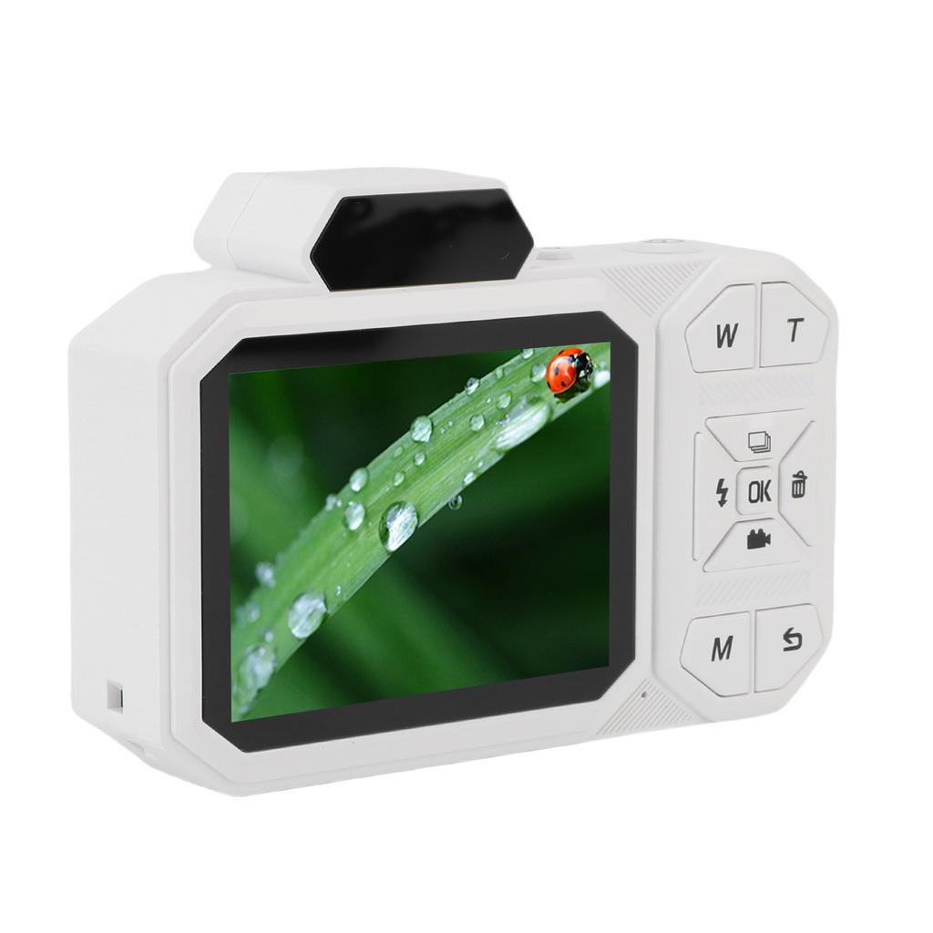 4K Digital Camera Auto   65MP Vlog Camera with 18x Digital Zoom LED Flash 2.88 Inch HD Screen for Photography Travel