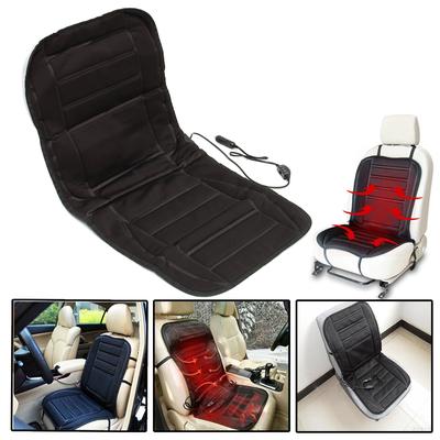 12V/24V New Fast Heated Black /Gray Car Seat Pad Cushion Cover Heating Heater Warm Heated Cold Winter Universal