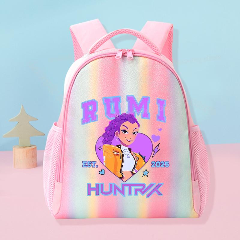 KPop Loveci na démony Škola Duhový Batoh Rumi Mira Zoey Dívka Studentský Batoh Anime Film Ženy Cestovní Batoh Narozeninový Dárek