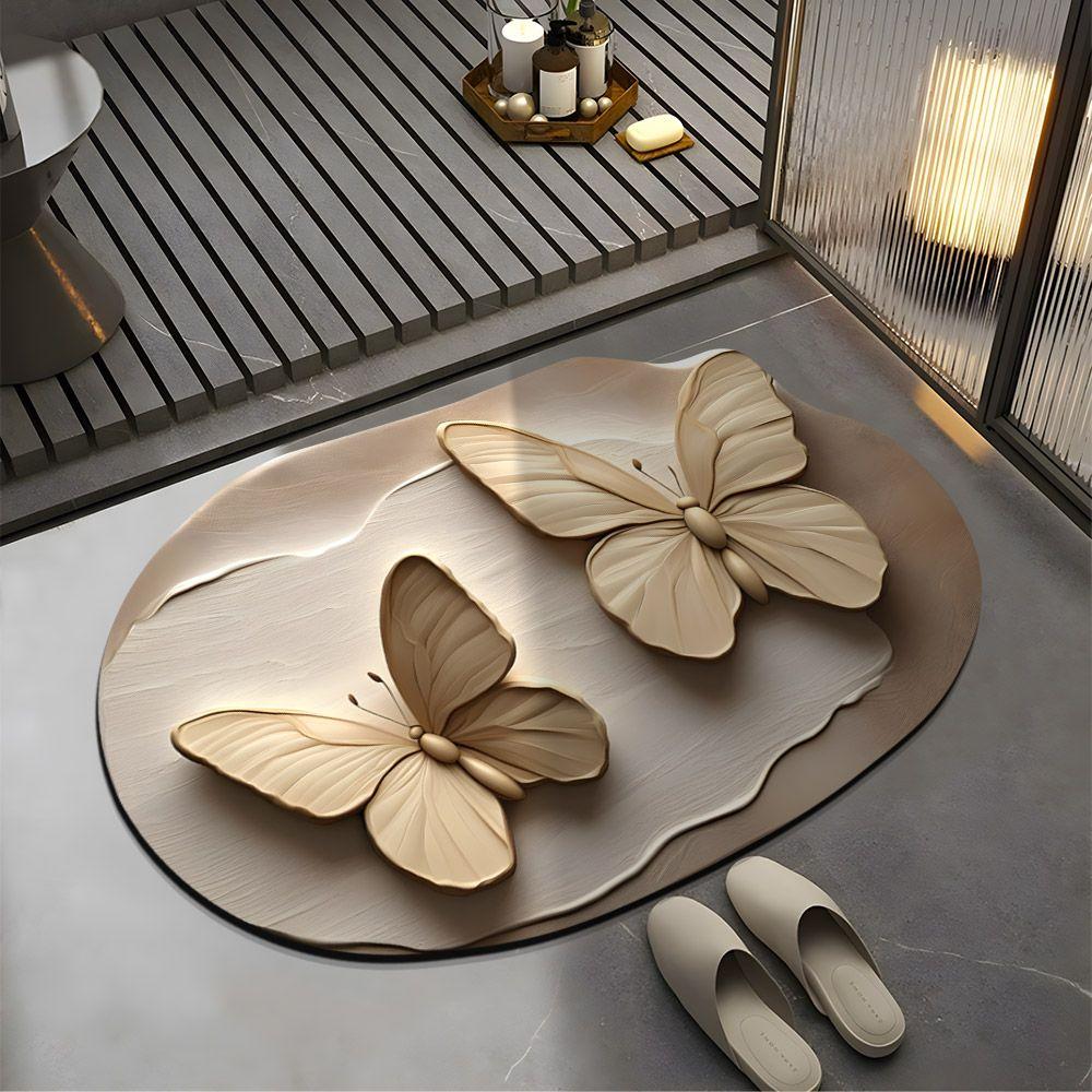 Anti Slip Floor Mat Bathroom Toilet Door Dirt Resistant Household Maintenance Bathroom Floor Mat Water Absorbing