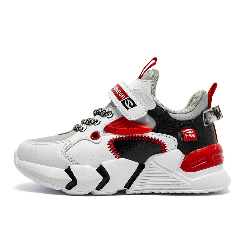 New Style Children's Sports Shoes Space Leather EVA Outsole Blue Yellow Red 26-36