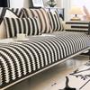 Nordic High-Grade Chenille Sofa Cushion Four Seasons Universal Seat Cushions Non-Slip Living Room Straight Sofa Cover Towel