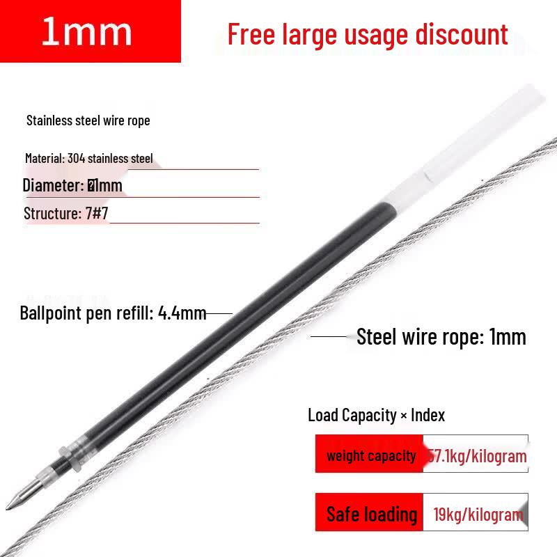 Yushijiarun 304 Stainless Steel Clothesline Wire Rope