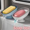 Super Suction Cup Soap Dish with Drain Water For Bathroom Soap Holder Kithcen Sponge Holder Soap Container Bathroom Supplies