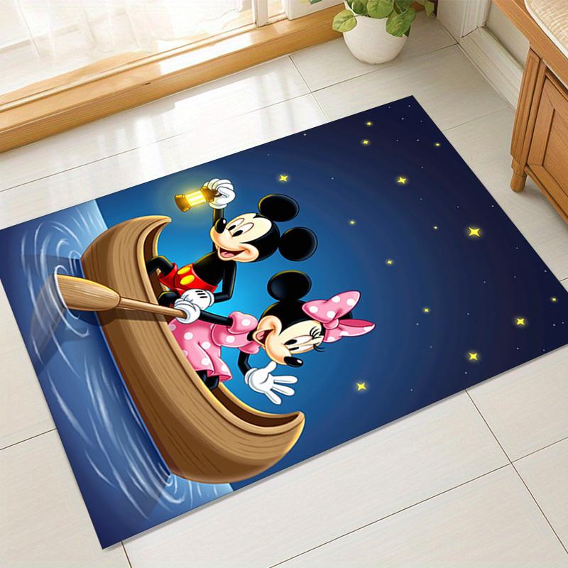 

1pc. Mickey Mouse & Minnie Mouse Canoe Adventure Rug - Home Decor, Office Carpet, Chair Mat, Outdoor Rug, Gift Ideaz041119 60cm by 90cm