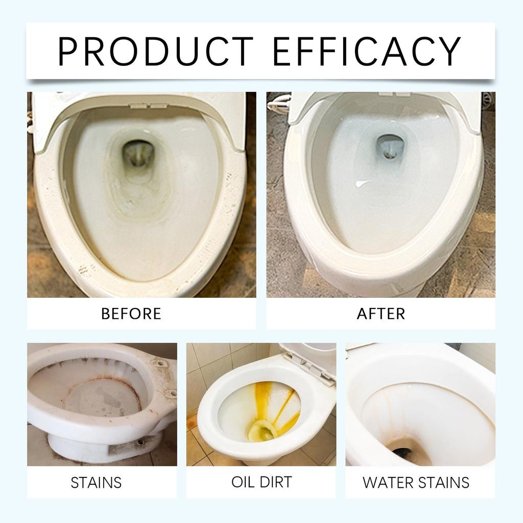 Toilet Bowl Cleaner - Formulated , RV & Portable Use - Remove Stains From Plastic & Porcelain Bowls - Compatible With Most Holding Tank