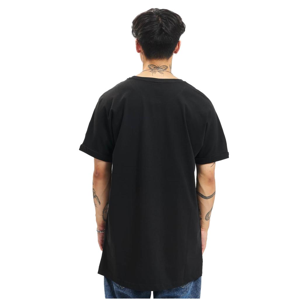 Urban Classics Mens Shaped Turn Up Long T-Shirt (Pack of 2)