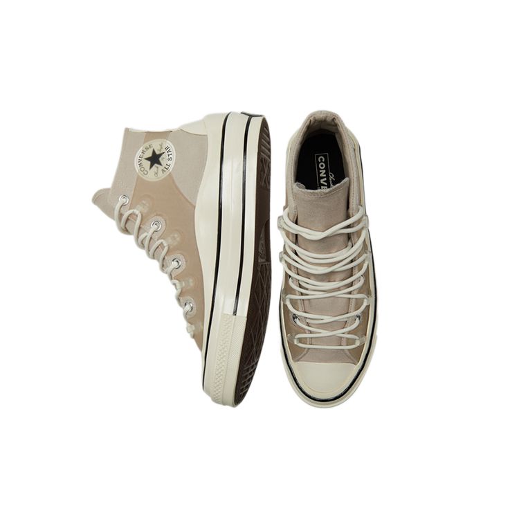 Converse Chuck 70 Hi Top Cotton Canvas Shoes Coffee Brown 171656C