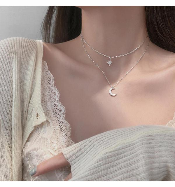 Collier papillon brillant pour femme, chaîne de clavicule à double couche, bijou exquis, cadeau idéal