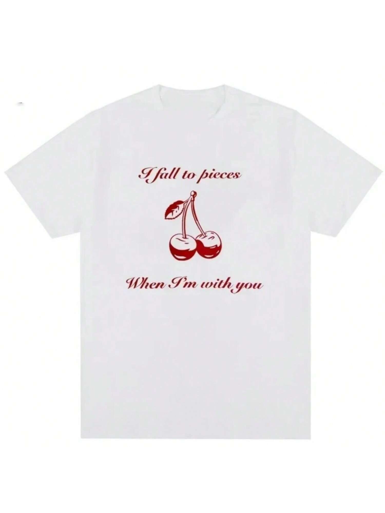 Cherry Y2k Streetwear Harajuku Men s Tops Vintage T-Shirts Women s Unisex Women s Graphic Casual Loose Clothes S