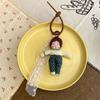 Bag Pendant Curled Mermaid Pendant Stuffed Plush Dolls Plush Bag Charms  Car Key Pendant