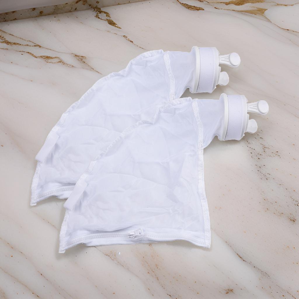 Pool Vacuum Cleaner Filter Bags 2 Pack Compatible with 280 480 Model Numbers K13 K16 Nylon Mesh Pool Cleaner Debris Bags