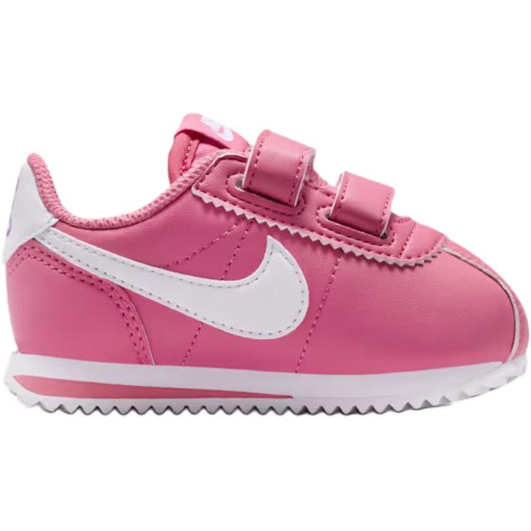 Nike Cortez Comfortable Fit Low Top Walking Shoes Baby Sneaker Pink White IR0791-600