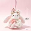 Rabbit Stuffed Pendant 20Cm Rabbit Plushies Toys Kawaii Keychain Backpack Pendant Adorably Home Decor Toys Birthday Gifts