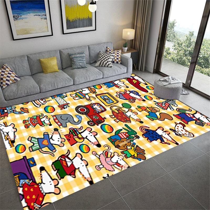 2025 New Maisy Mouse Carpet Rug for Living Room Bedroom Home Sofa Decoration,Kids Play Non-slip Floor Mat 81