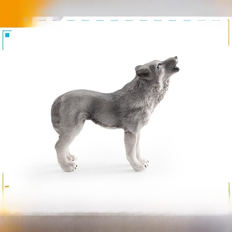 Childrens Animal Figurines Pvc Collection With Realistic Wolves And Huskies For Learning And Display