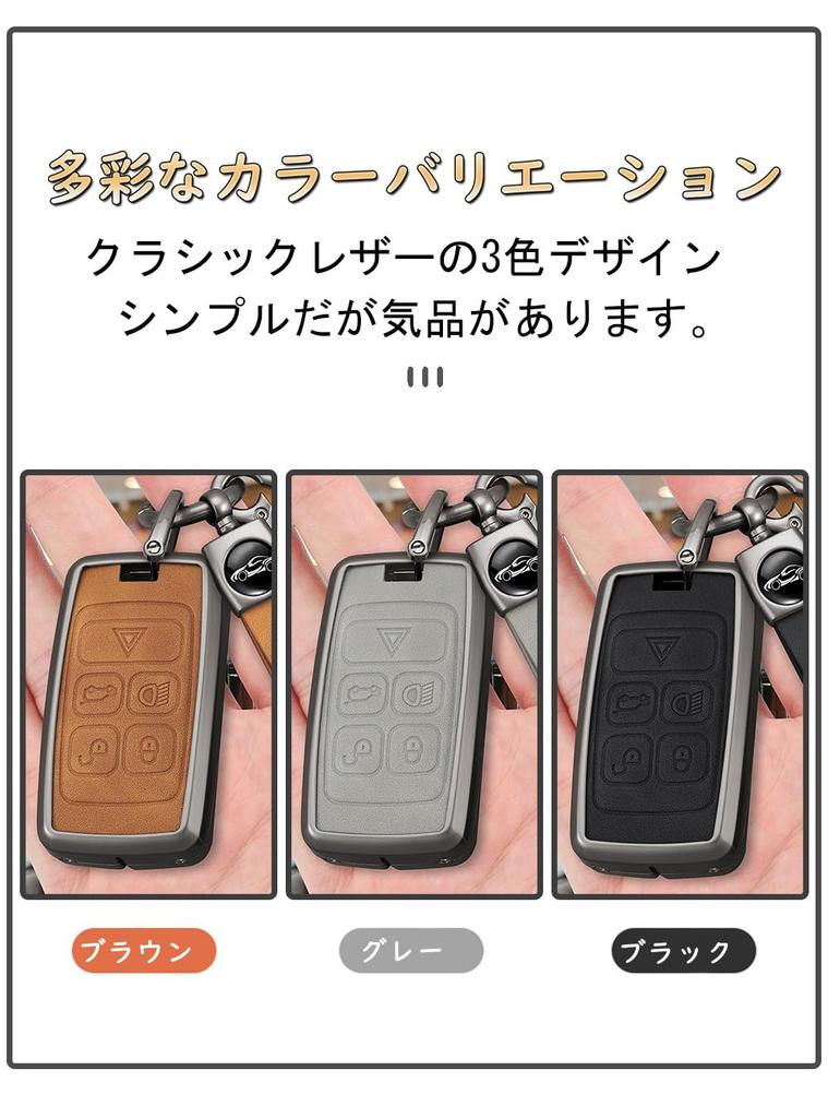 SANRILY Key Holder for Land Rover, Smart Key Case, Key Protection, Range Rover, Sports,
