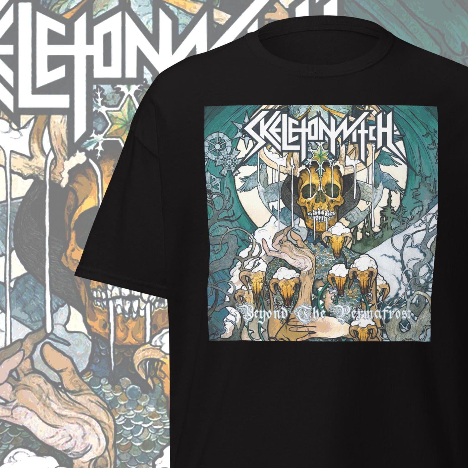 Skeletonwitch T-Shirt Metal Band Merch for Fans of Blackened Thrash Metal Clothing XL