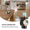 Cabilock Propane Tank Adapter Converts Propane Tanks with Gauge Gas Pressure Valve Connectors for Golden Propane Tanks