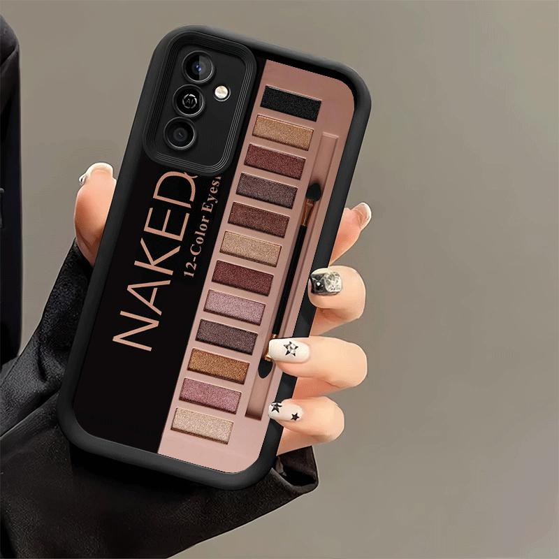 Phone Case for Samsung Galaxy A17 A16 A15 A14 A13 Makeup Eye Shadow Box Pattern A56 A36 A26 A55 A35 A25 A54 A34 A24 A53 A33 A23