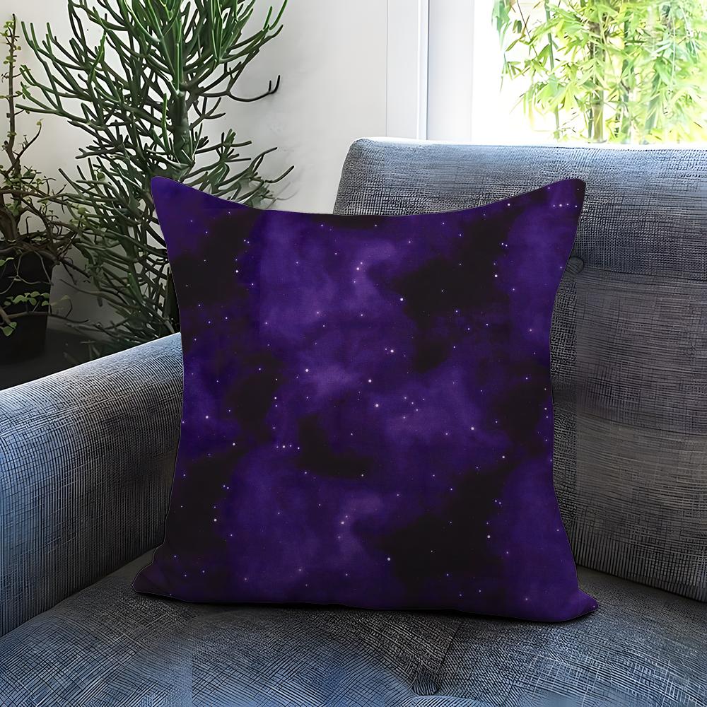 Starry Sky Texture Cushion Cover Comfortable Reversible Pillow Cover Ideal for Car Sofa Bedroom  Beyond