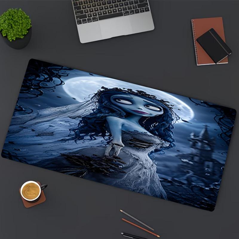 Corpse Bride Print Mouse Pad, for Keyboard Pad Laptop PC Mat for Office Home Use, Desk Decor, Perfect Birthday Gift for Gamers