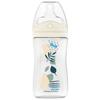 Biberon Anti-Colique DODIE - Motif Bleu - Débit Moyen - 270ml