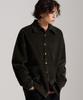 PERSTEP Corduroy Oversized Button Shirt Deep Khaki Smls4651