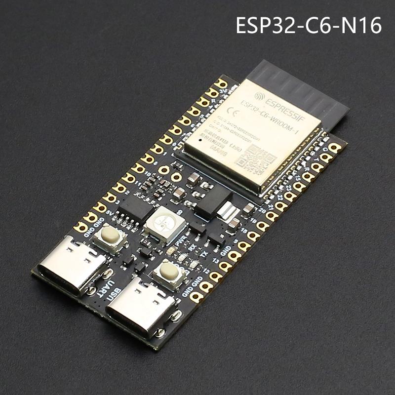 

Esp32-C6 16Mb Flash Esp32 Wifi+Bluetooth Internet of Things Esp Esp32-C6-Devkit N16R2 для плати розробки Arduino Core Board ESP32-C6-N16
