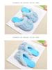 Girls' Bow-Knot Furry Cotton Slippers - Cozy Autumn & Winter Shoes for Girls and Babies.