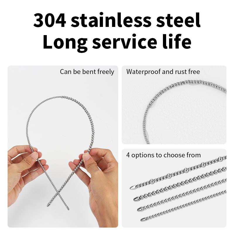 Super Long Urethral Sounding Men Penis Insert Massager Stimulation Plug Beads Horse Eye Stick Dilators Masterbator