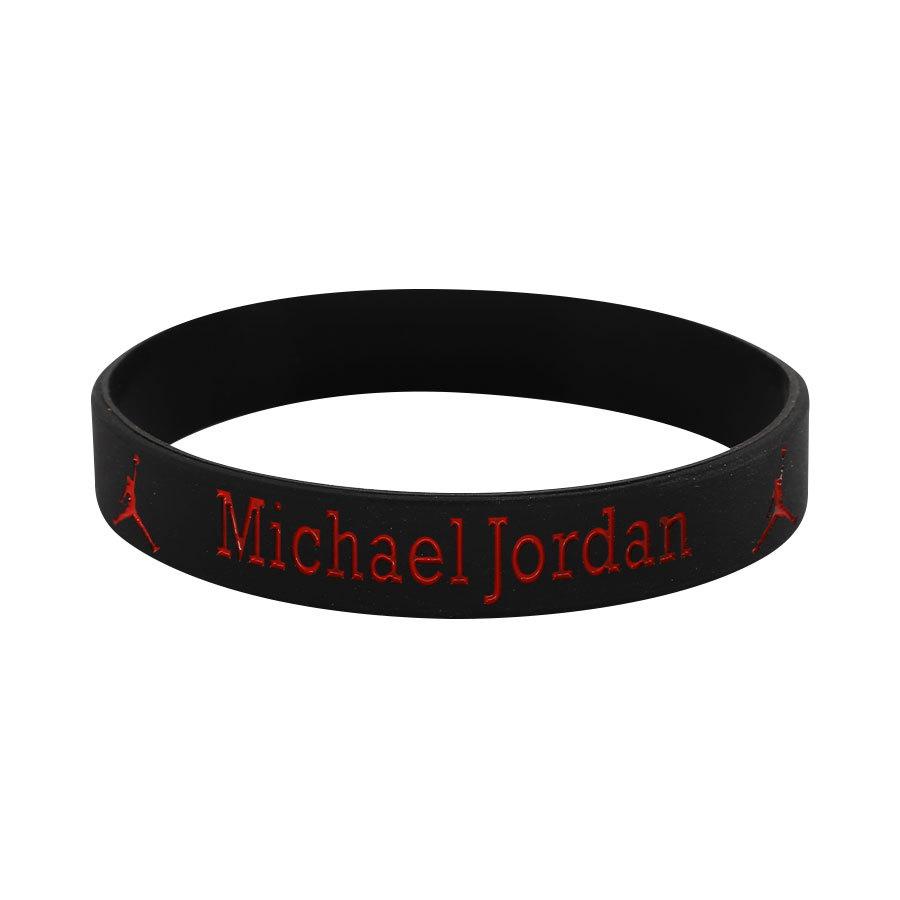 Douyin Popular NBA Star Signature Luminous Silicone Sports Bracelet/Wristband