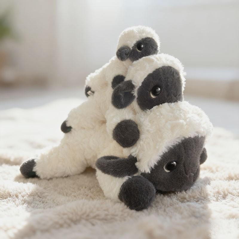 Lamb Ollie Plush Toy, Soft and Cuddly Goat Stuffed Animal, Comforting Companion Doll for Kids, Birthday Gift, 30cm