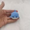 Wool Making Crocheted  Keychain Bag Pendant Knitting Keyrings Little Whale Keychain  Car Key Chain