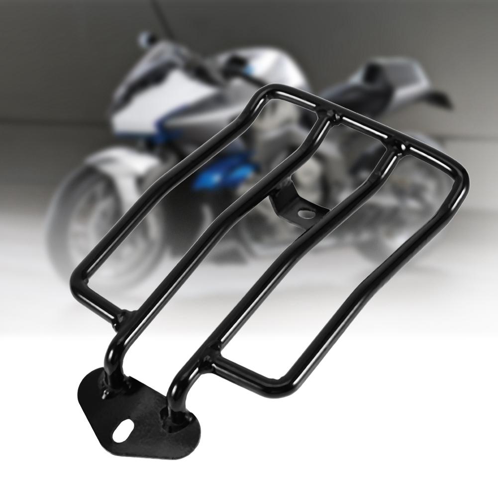 St Rr Luggage Rack Carrier For XL883/1200 X48 2004-16 Black Rr Top Case Carrier Luggage Rack St Rr Rack