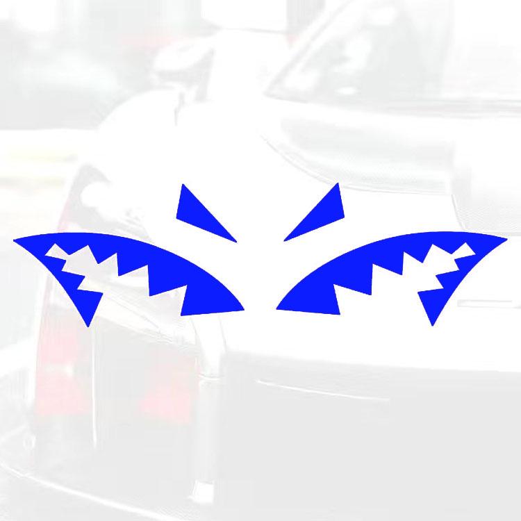 Shark Fin Antenna Stickers: JDM Style Reflective, Waterproof Car Decals
