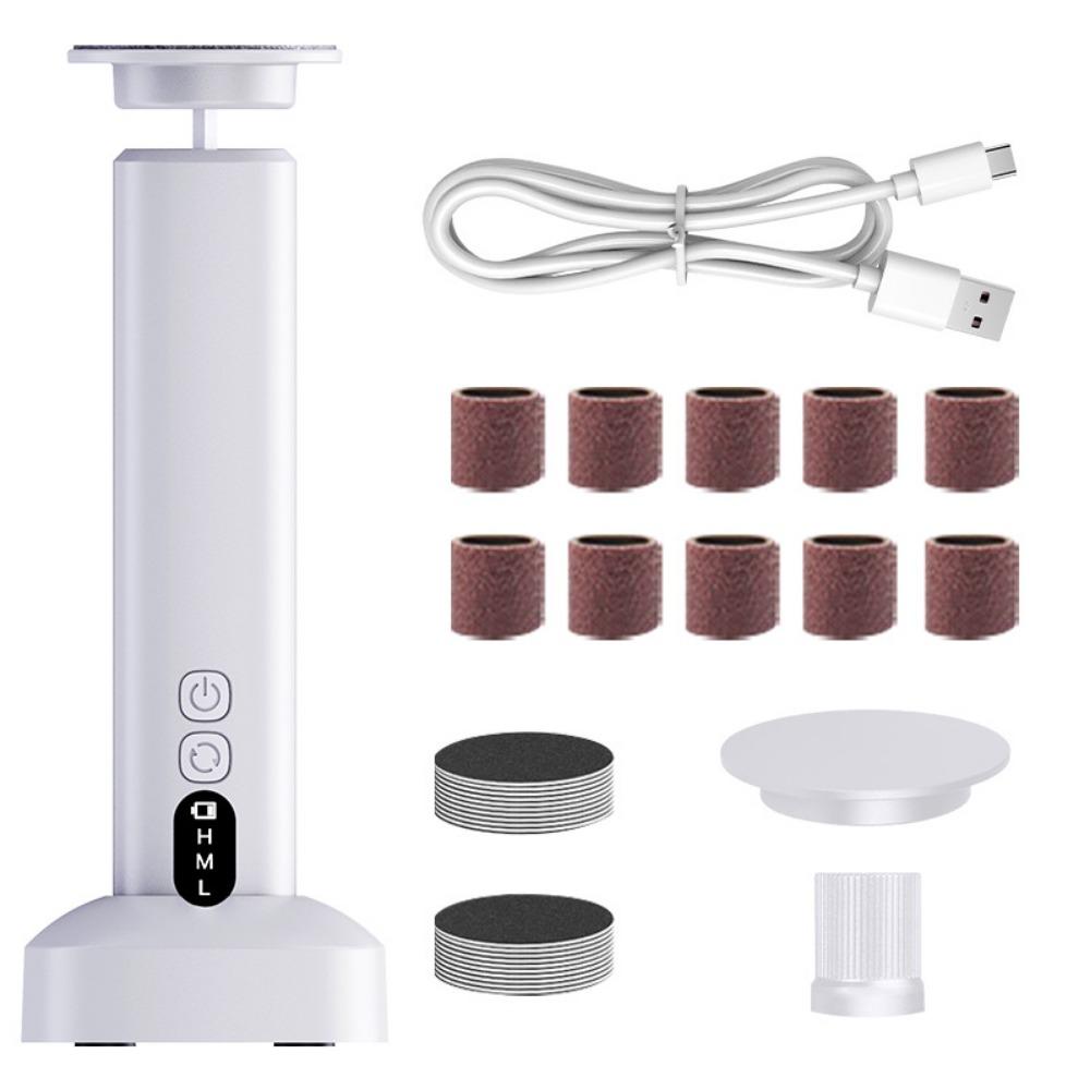 Screen Display Automatic Callus Remover 6-Speed Foot Care File Electric Foot Grinder  Leg Heels