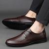 Men's Shoes Genuine Leather Banquet Shoes British Retro Men's Cowhide Leather Shoes Business Leather Shoes