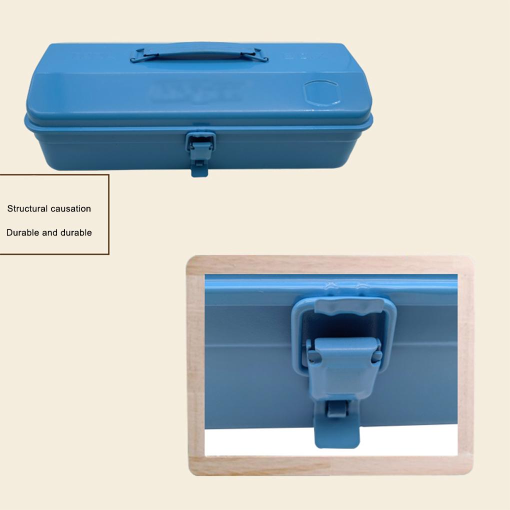 Organized In Style Durable And Waterproof Sheet Steel Storage Box For DIY Tools Wide Application Exquisite Craft