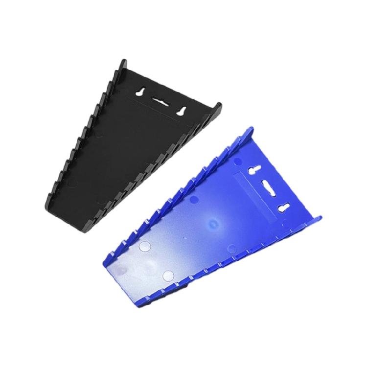2 Stück 12 Steckplatz Magnetische Schraubenschlüssel-Organizer Multifunktionale Werkzeugaufbewahrung Kunststoffhalter Rack für Werkzeugkasten Schublade Truhe