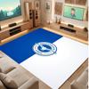 Brighton & Hove Albion Football Print Crystal Velvet Rug, Comfortable Water Absorbent Non Slip Indoor Floor Carpet