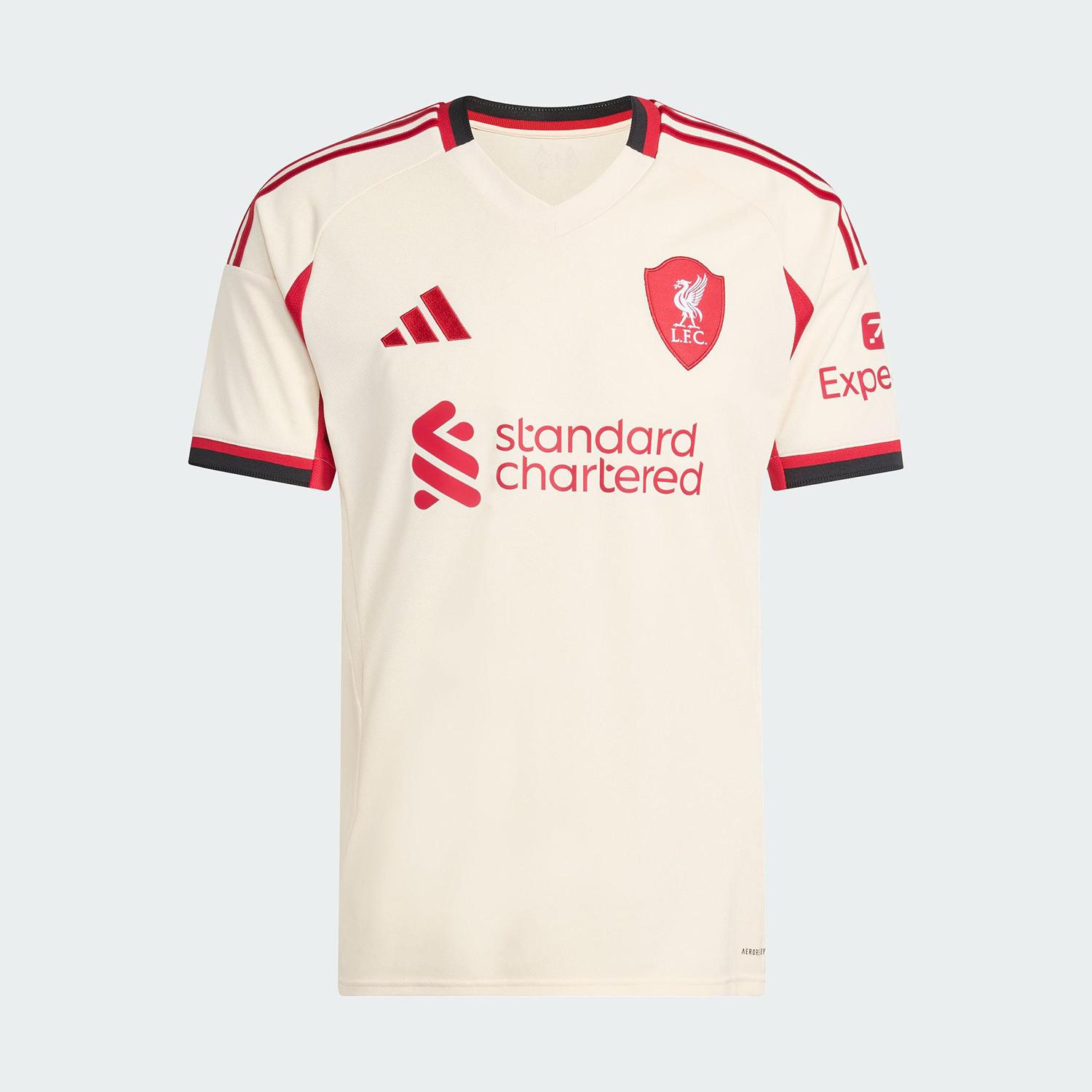 Adidas Originals LIVERPOOL Men s Breathable Soccer Match Short Sleeve JV6487 175 96A M