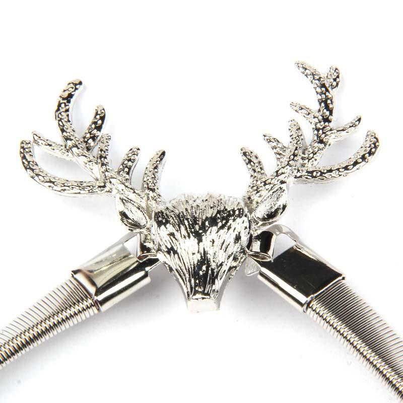 Gold Feather Curtain Buckle Strap Metal Sliver Deer Tie Rope Elastic Butterfly Curtains Holder Tieback HoldBack Room Accessories