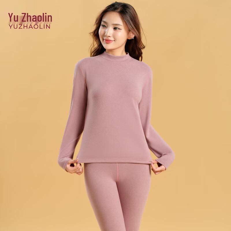 

YUZHAOLIN Women s Warm Slim-Fit Thermal Underwear Set L