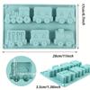 1Pcs Cartoon Train Silicone Mold, Muffin Mold, Cupcake Baking Tray/Cake Mold For Birthday Theme Parties, Muffin Cups, Ice Cubes