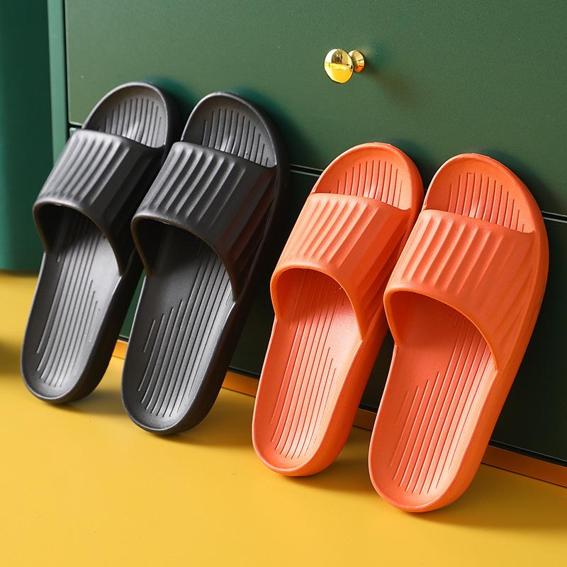 

Summer home slippers home shoes men s and women s bathroom lightweight EVA soft sole high elastic rubber and plastic couple slippers 36/37 is too small жовтий