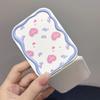 Cartoon Bow Love Heart Portable Mirror Comb Set Foldable Creativity Student Cartoon Mirror And Hair Comb Girls Gifts