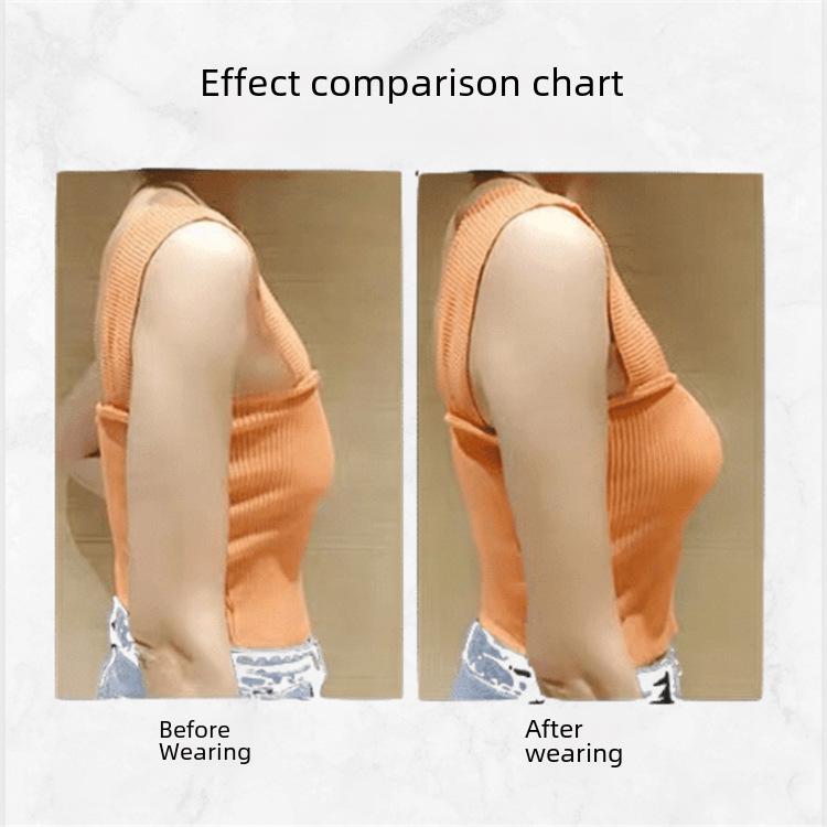 Nová silikonová neviditelná podprsenka pro svatební šaty – 5CM zesílená, 3D podpora, bez zad a bezešvý design.