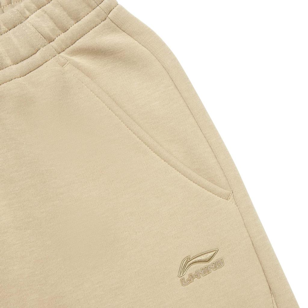 Li Ning Sports Lifestyle Series Quick Dry Cool Logo Embroidered Knitted Sports Pants Women Bottoms AKLW188-1